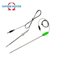 Sonde de température PT100 NTC de qualité alimentaire à réponse rapide personnalisée viande barbecue thermocouple de type K J