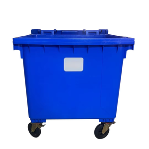 Contenedor de Basura con Ruedas y Pedal de 1100L, de Plástico PP para Exteriores, para Hogar, Hotel, Baño, Cocina, Almacenamiento y Reciclaje - Product Image 5