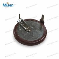 Baterai Koin Isi Ulang VL2020 3V 20mAh dengan 90 °   105 °   180 °   Tab Solder untuk PCB Kunci Remote Berkualitas Tinggi