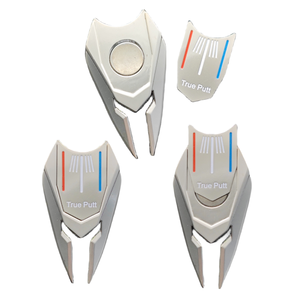 <span class=keywords><strong>Pitch</strong></span> Mark integrado magnético Putting Aid Golf Ball Marker Fork herramienta de alineación divot herramienta de reparación - Product Image 1