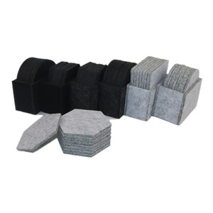Felt Coasters <b>Square</b> 8-Piece 10-Piece <b>Set</b> Anti-Slip Home Use - Product Image 2