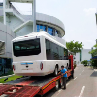 Moteurs électriques synchrones triphasés pmsm véhicule bus engine ev kit de conversion pour Mini Bus