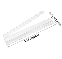 Support de Mahjong américain en acrylique transparent avec poussoir magnétique, règle de déplacement de tuiles de Mahjong personnalisée pour accessoires de jeu de Mahjong