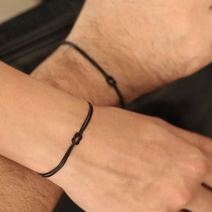 Bracelet et jonc de luxe personnalisés en acier inoxydable 316L plaqué or PVD 14k 18k pour femme, bracelet de couple - Product Image 6