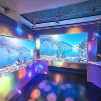Écran d'affichage vidéo LED couleur pleine P2.5 d'intérieur 4K HDR10, taux de rafraîchissement 50,60 Hz, boîtier léger pour la publicité