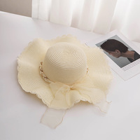2025 jardinier plaine décoration chapeaux de paille personnalisé été voyage surf chapeaux de paille casquettes large bord plage chapeau de paille