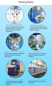 Explosion-Proof Glass Reactor Safe Operation for Hazardous Chemical Reactions - Product Image 5