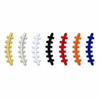 Patchs brodés 3D en relief personnalisés pour vêtements, chapeaux et sacs, sur le thème du football américain universitaire, vente en gros