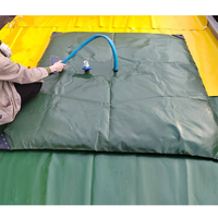 Réservoir de collecte et de stockage d'eau de pluie pliable GAO JU 1000L en PVC 500D avec garantie de 2 ans