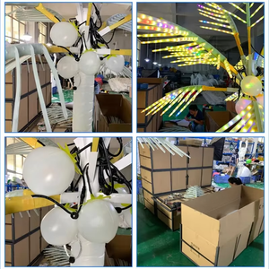 Ngoài trời nhân tạo <span class=keywords><strong>LED</strong></span> thắp sáng cây cọ dừa ấm trắng IP67/65 Đồng nhựa trong nhà vườn trang trí chiếu sáng trang trí - Product Image 6