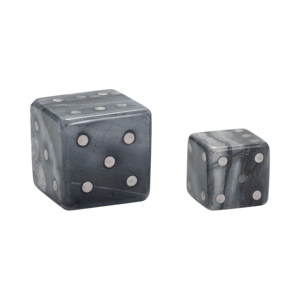 Dadi decorativi in marmo per la casa, l'ufficio, la scrivania, il soggiorno, il tavolino da caffè, ornamenti artistici da gioco. - Product Image 2