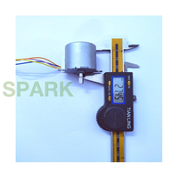 35BYJ412 PM motor stepper 12/24VDC, poros centric motor roda gigi mini untuk peralatan sanitasi/generator listrik/kontrol katup