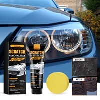 Pâte de réparation pour rayures de voiture, crème de polissage et de revêtement de peinture, éliminateur de marques tourbillonnantes, composé de restauration de brillance pour l'entretien de la peinture automobile
