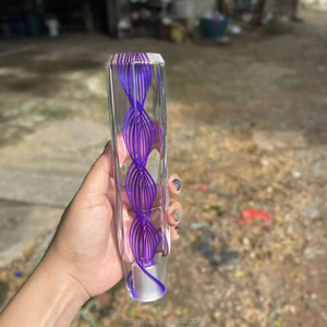 1/2/3色 10-40cm 八角形 アクリル クリスタル バブル カーシフトスティック レバーヘッド ギアシフトノブ - Product Image 6