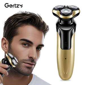 เครื่องโกนหนวดอัจฉริยะสำหรับผู้ชาย พกพาสะดวก ใช้พลังงาน USB โครงสร้างแบบลอยตัวใหม่ ใบมีดสามใบ สำหรับใช้ในบ้าน สำหรับผู้ชายทุกคน - Product Image 1
