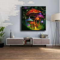 Peinture Diamantée Ever Moment Champignon Bulle 5D DIY Mosaïque Complète Carrée Faite à la Main Décoration 3F2065