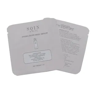 Lage Moq 500 Mini Heat Seal Pouch Sample Pakket Voor Body Serum 7G Zak