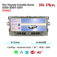 Radio FM multimédia Navifly, navigation GPS, 8 cœurs, 6+128 Go, 4G, LED, WIFI, BT, Car-Play Auto pour Toyota Corolla Auris E150 2007-2011