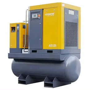 Máy nén khí trục vít quay 15 kW với máy sấy trong máy cắt laser Máy bơm không khí trục vít 16bar 15bar tích hợp 7.5KW 11Kw