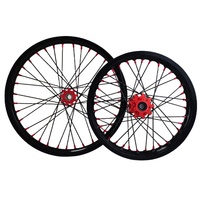 Set Roda 19 16 Inch untuk Talaria Sting MX4 MX3 CNC Ungu Hitam Dua Warna Velg Depan Belakang Roda Motor Trail Listrik