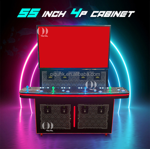 เครื่องเกมตกปลาแนวตั้ง 55 นิ้ว 4 ผู้เล่น ราคาโรงงาน QIQU ตู้เกมอาร์เคดสำหรับบาร์และศูนย์รวมความบันเทิง - Product Image 6