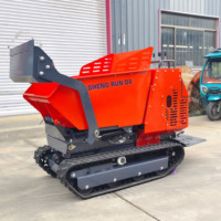 Günstiger Mini-Dumper mit Hubfunktion, Frontlader mit Diesel- und Benzinmotor, Schaufel für Obstgärten und Landwirtschaft