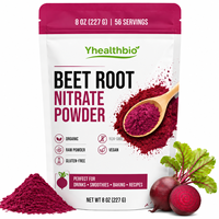 Poudre de racine de betterave végétalienne Beta Vulgaris L, sans OGM, sans gluten, matière première végétale, sans additifs, approvisionnement en vrac