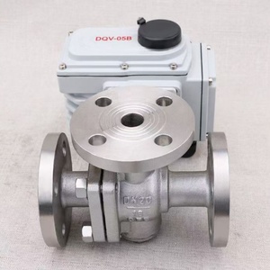 Válvula de Bola Hidráulica de Acero Inoxidable de 3 Vías, 12v 24v 220v CA, con Actuador - Product Image 1