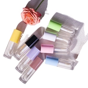 ขวดลิปกลอสแบบกำหนดเองขนาด 6 มล. พร้อมหัวแปรงหนา บรรจุภัณฑ์เครื่องสำอาง หลอดลิปกลอสเปล่าพร้อมแปรงขนาดใหญ่ - Product Image 1