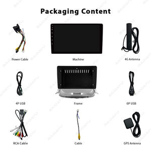 BAIDAYU Écran tactile multimédia pour voiture 9 pouces GPS USB CarPlay Android Auto Caméra de recul 04-08 Peugeot 206 06-13 Citroën <span class=keywords><strong>C2</strong></span> - Product Image 2