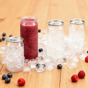 Latas de Refresco Mini de 200 ml a Precio Económico, Frascos de Plástico PET Transparentes de Grado Alimenticio con Tapas para Dulces, Jugos y Bebidas - Product Image 2