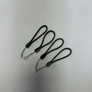 Tùy Chỉnh Thiết Kế Màu Đỏ Nylon Dây Buộc Có Thể Điều Chỉnh Dệt Ngắn <span class=keywords><strong>Mini</strong></span> Tay Cổ Tay Ngón Tay Key Dây Đeo Khuyến Mại Điện Thoại Di Động Dây Đeo Với Logo - Product Image 3