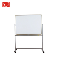 Tableau blanc magnétique double face en verre trempé et aluminium Zhongjia Standard