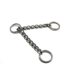 Collier de chien réglable en acier inoxydable 5/8 chaîne de martingale demi-chaîne de spectacle de starter pour collier de chien - Product Image 6