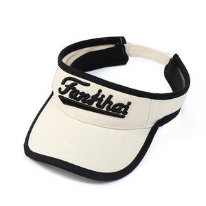 Chapeau de sport à visière personnalisé 100% coton Chapeaux de soleil brodés Chapeau de golf d'été pour hommes Casquette de tennis respirante - Product Image 2