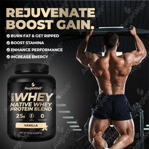 Aegelwell 100% אבקת חלבון אחרי אימון מי גבינה חלבון לבודד אבקה אפס טעמים מלאכותיים & ממתיקים - Product Image 5