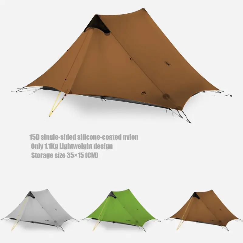 3FUL GEAR LanShan2 professional mountaineering tent 2 people ultra light 3 seasons backpacking tent