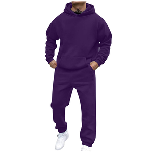 Venta al por mayor de fábrica: Conjunto de sudaderas con capucha y pantalones de chándal unisex <span class=keywords><strong>Fear</strong></span> God, personalizados, de alta calidad, cortavientos, tallas grandes. - Product Image 3