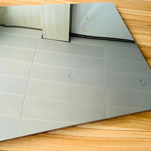 Thép không gỉ Tấm trần cho các trường học bền Clip Hệ thống chống cháy Tác động kháng kim loại gạch vệ sinh bề mặt - Product Image 4