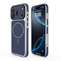 Coque Minimaliste Série 17 pour iPhone 17 Pro, Protection de Précision à Fentes Ajustées avec Coque Rigide en Acrylique Magnétique et Amortisseur Interne