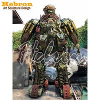 Özelleştirilmiş Büyük Açık Alan Robot/Transformer Serisi Optimus Prime Reçine/Fiberglas Heykeli