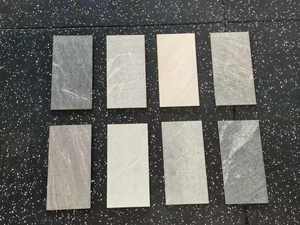 Piastrelle per Interni Rustiche Contemporanee 600x600mm Grigie Spessore 10mm Alta Qualità Opache in Gres Porcellanato Effetto Terrazzo Antiscivolo per Supermercati - Product Image 3