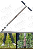Équipement de test Échantillonneur pour sol, grain, ciment, poudre Échantillonneur de sol de type T en acier inoxydable Sonde d'échantillonnage de sol de haute qualité