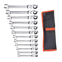 Jeu de clés mixtes de 11 mm en acier au chrome-vanadium, outils à main en acier au carbone pour usage industriel, métrique 17 mm