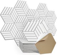 Panneau Acoustique Hexagonal en Feutre Haute Densité pour Animaux de Compagnie, Design Moderne