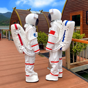 Traje espacial de <span class=keywords><strong>astronauta</strong></span> <span class=keywords><strong>adulto</strong></span>, traje de cabeza de simulación para niños, espectáculo aeroespacial, <span class=keywords><strong>disfraz</strong></span> de muñeca - Product Image 4