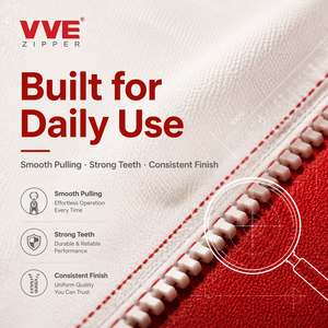 Professionnel, robuste et résistant # 15 Fermetures éclair doubles en résine à extrémités ouvertes avec dents plaquées or pour vestes et tentes de luxe, support OEM <span class=keywords><strong>VVE</strong></span> - Product Image 5