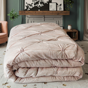 Hiện đại hữu cơ sang trọng Duvet cover và bộ đồ giường đặt nguồn nhà máy in đồng bằng chần tấm phòng ngủ Polyester Comforter - Product Image 3