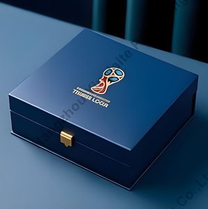 2026 विश्व कप बैज ट्रॉफी गोल्डन बॉल लक्जरी उपहार बॉक्स अनुकूलित संग्रह उच्च अंत उपहार बॉक्स पुनर्नवीनीकरण डिजाइन फ्लिप बॉक्स - Product Image 3