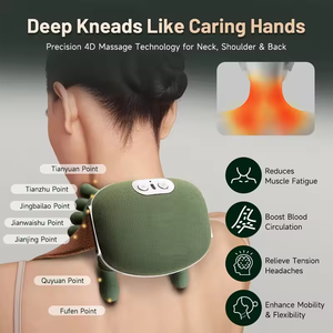 Neck Shoulder Body Relaxation Massager Wireless Shoulder and <strong>Back</strong> Kneading <strong>Massage</strong> Shawl Neck Cervical <strong>Massage</strong> <strong>Device</strong> - Product Image 6